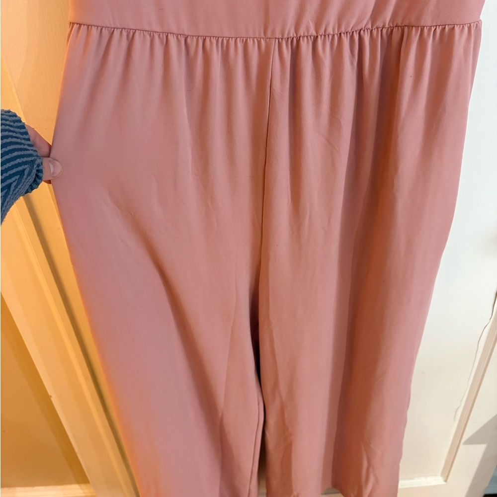 Rae mode Pink Wide-Leg tank romper 2x brand new no tag super soft